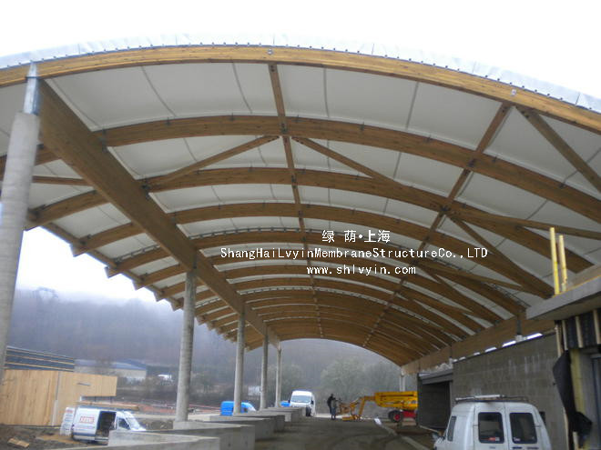 九江市体育场膜结构工程概况