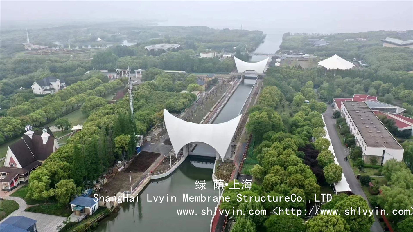 PTFE膜工程--为淀浦河西闸口增添一道靓丽的风景线！